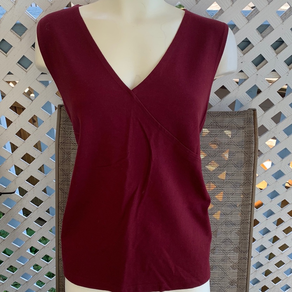 Tank top, rust colour